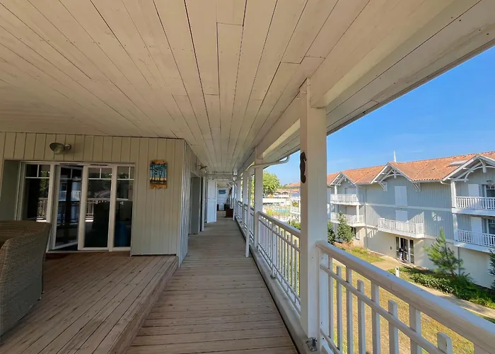 T4 Avec Terrasse, Piscine Et Proche Dune Du Pyla - Fr-1-319-154